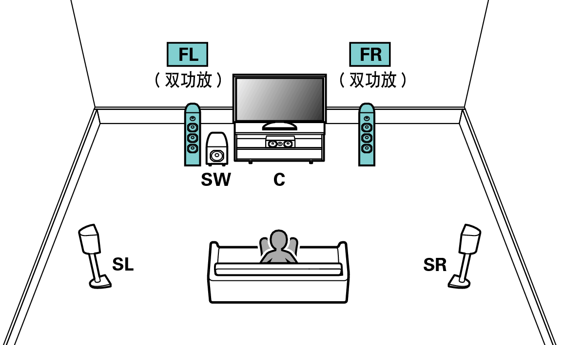 Pict AmpAssign 5.1 BiAmp